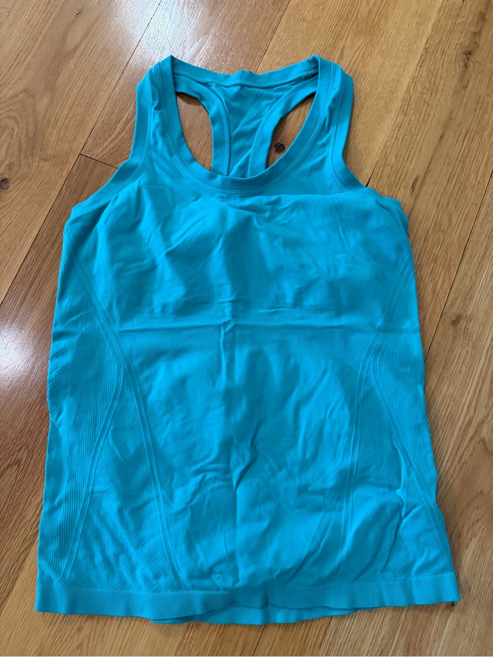 Athleta Momentum Seamless Racerback Tank Teal Size Medium